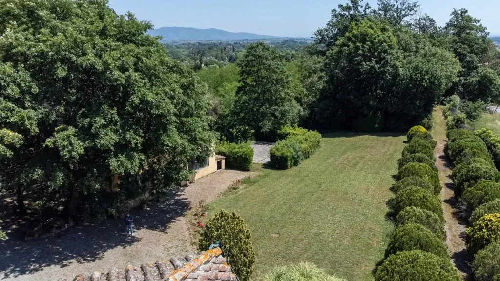 Vue aérienne - Historic Villa with Limonaia in Fucecchio