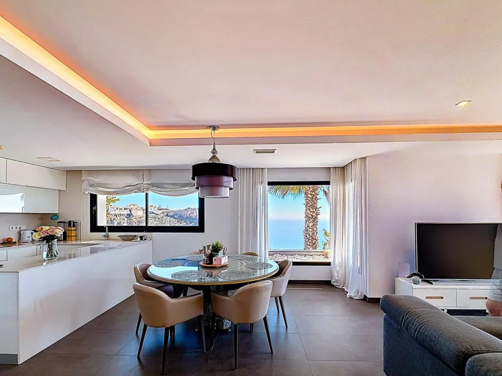 Séjour - 3-Bed Flat with Pool in Benitachell