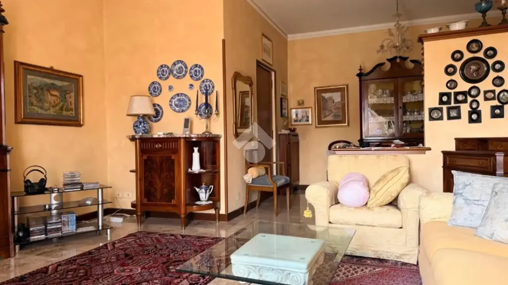 Soggiorno - Trilocale with Balcony in Brescia