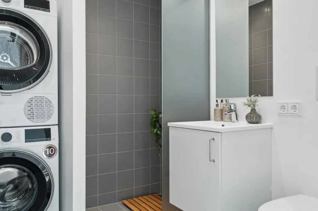Salles de bain - 2-Bedroom Apartment with Balcony in Herlev