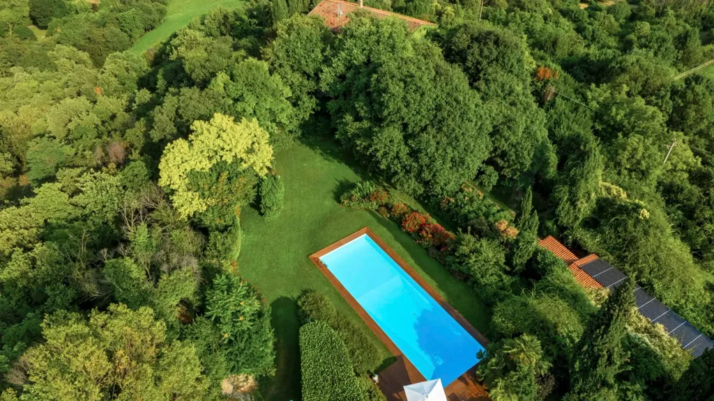 Õhuvaade - Villa with Private Park in Collebeato