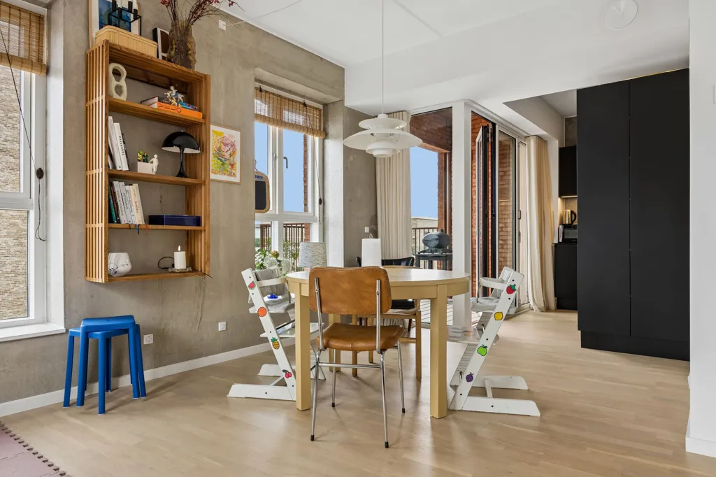 Sala da pranzo - Apartment with Brick Facade in Køge