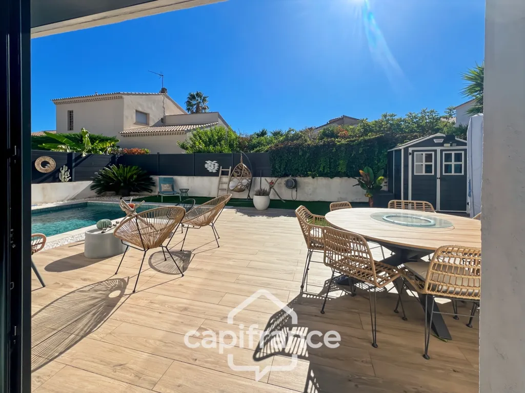 Terrass - Contemporary House with Pool in La Garde