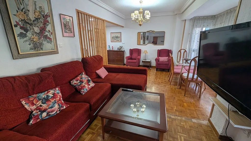 Séjour - Furnished Flat with Balcony in Puertollano Centre