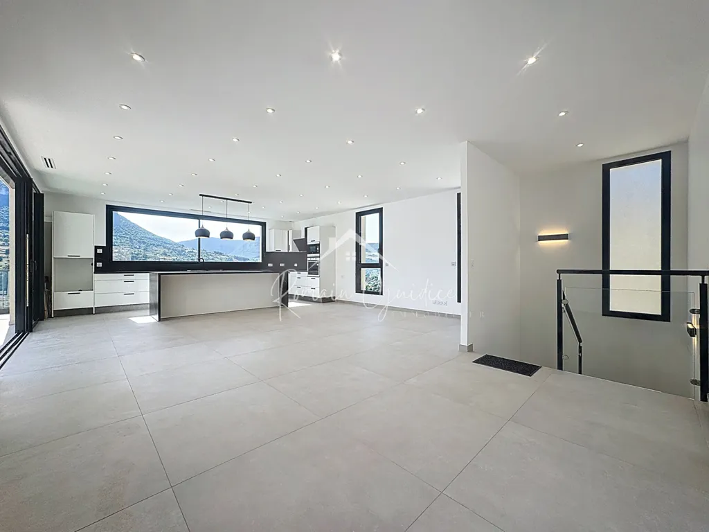 Séjour - Villa Contemporaine avec Vue Panoramique à Millau