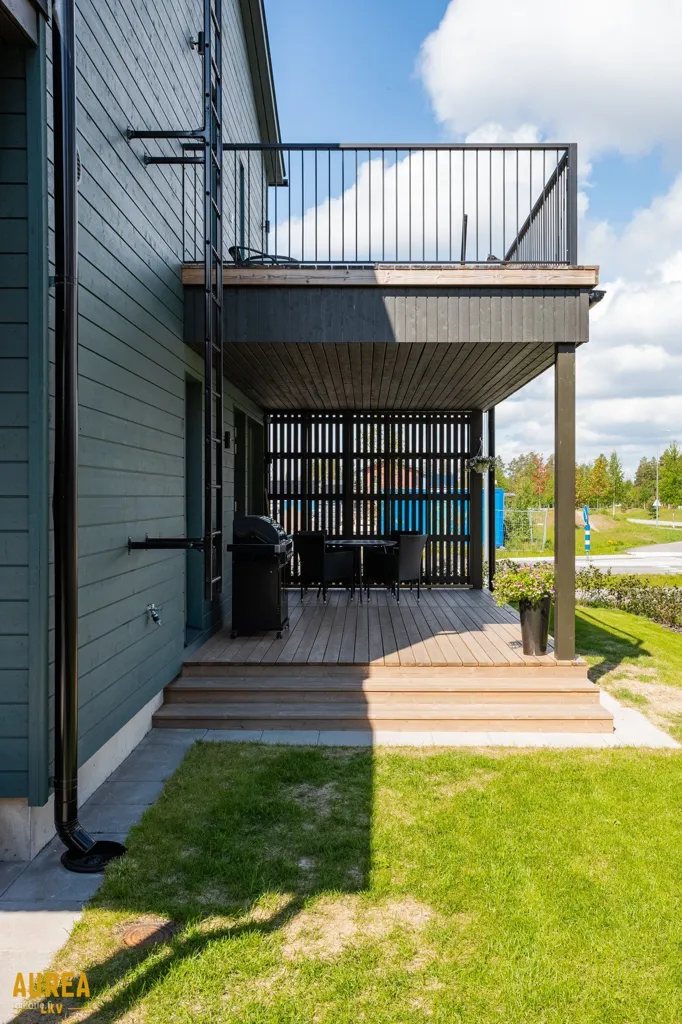 Terrace - Modern Apartment with Sea View in Oulu