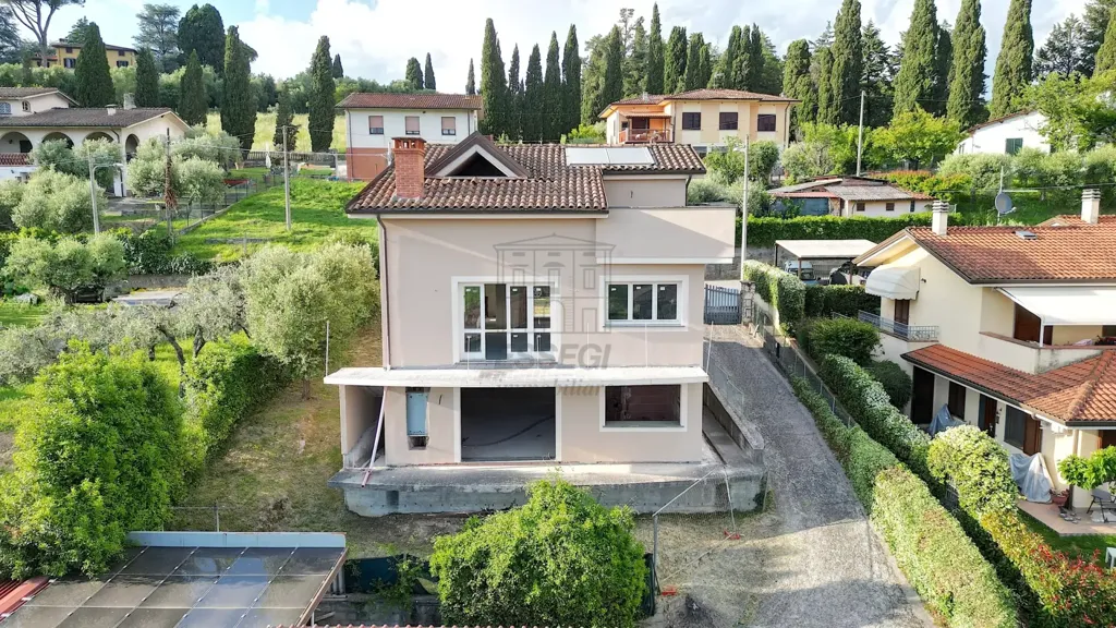 Vue aérienne - Newly Constructed Villa in Lucca's Hills
