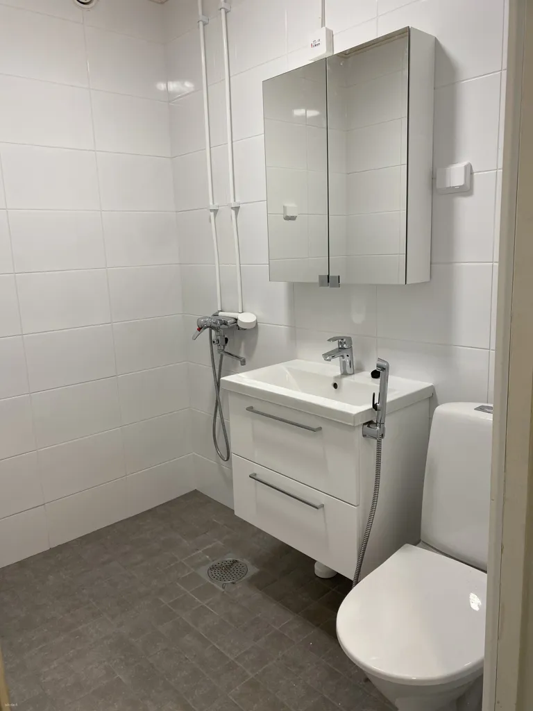 Salles de bain - Studio Flat with Lift in Hermanni, Salo