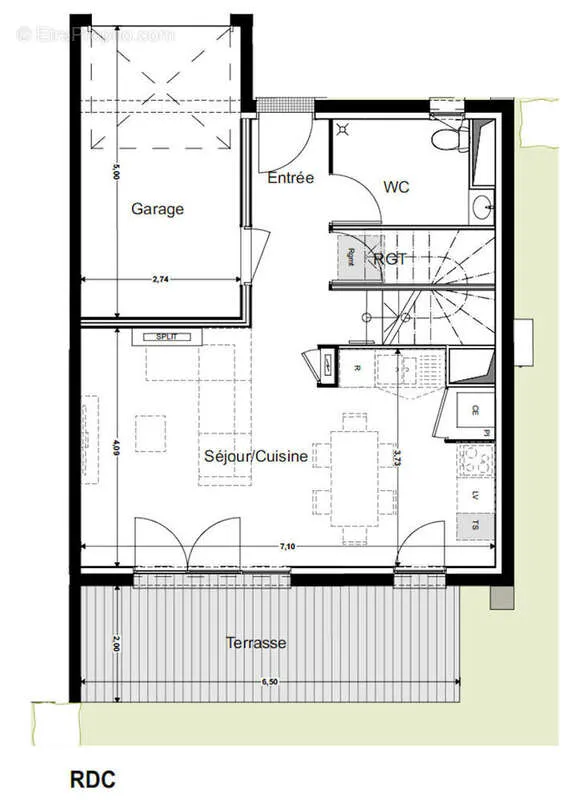 Plaan - Twin House with Garden in Montrabé