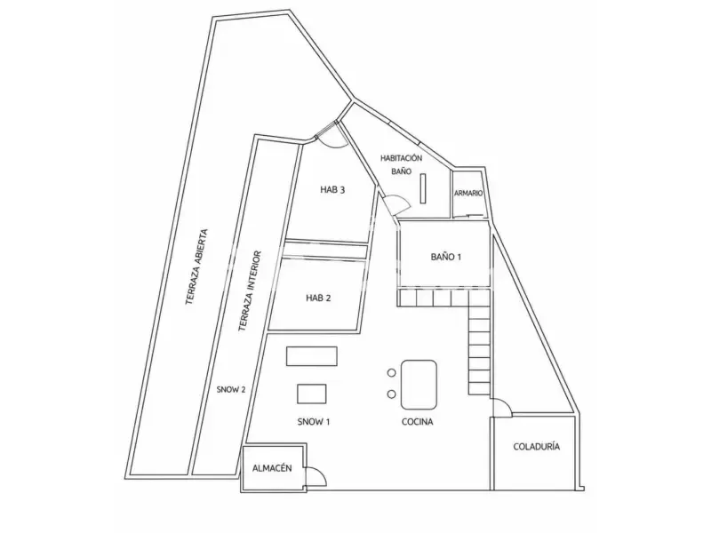 Planimetria - Penthouse with Panoramic Views in S'Olivera