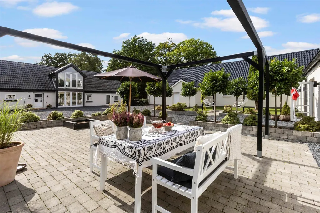 Terrasse - Historic Villa with Garden in Vodskov