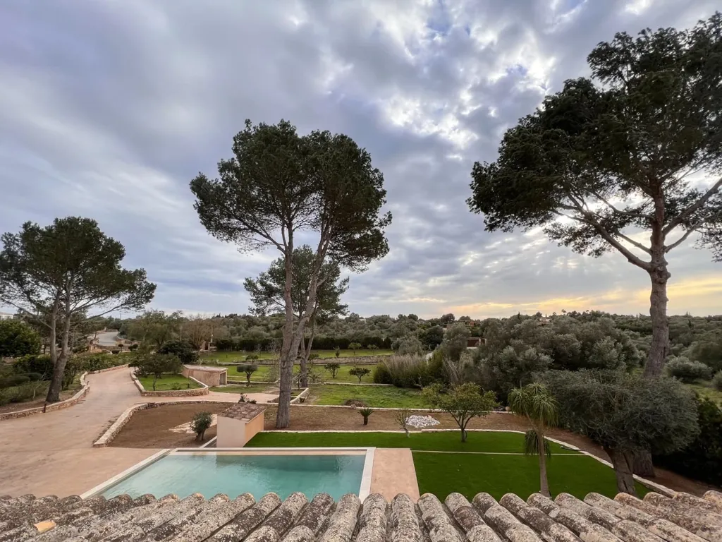 Piscine - Finca with Pool and Views in S'Aranjassa