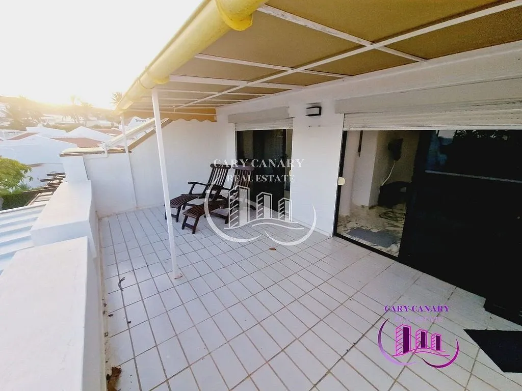 Terrasse - Terraced House with Pool in Pasito Blanco