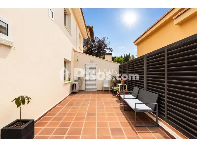 Terrasse - Chalet with Private Garden in Alella
