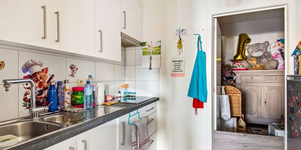 Köök - Apartment with Garage in Mortsel
