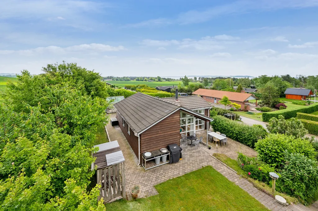 Vista aérea - Cottage with Garden in Begtrup Vig, Knebel