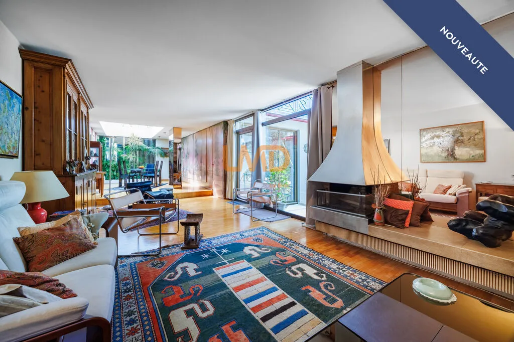 Séjour - Villa d'Architecte avec Toit Terrasse à Marseille