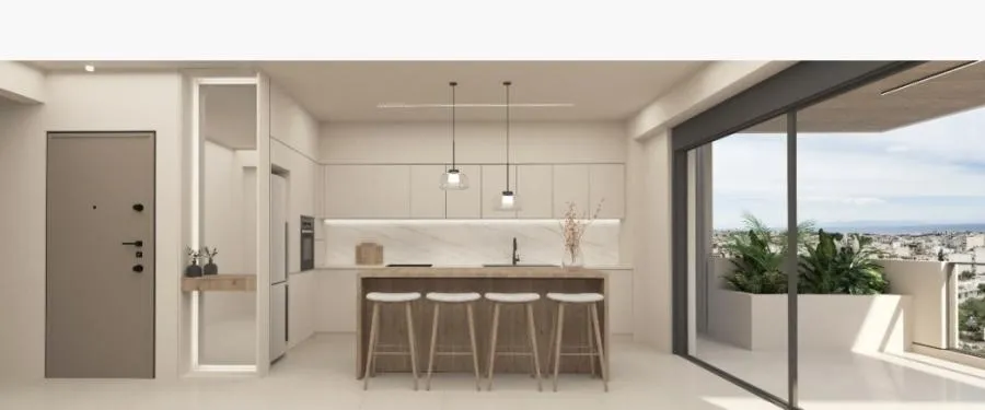 Cuisine - Apartment with Sea View in Alimos, Athens