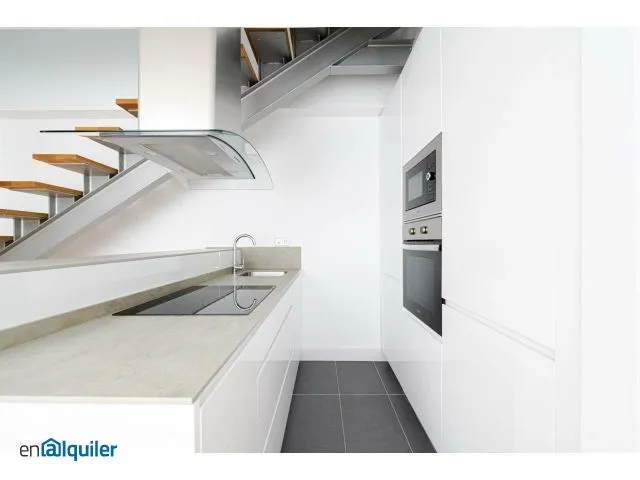 Kitchen - Studio with Terrace in Salamanca, Madrid