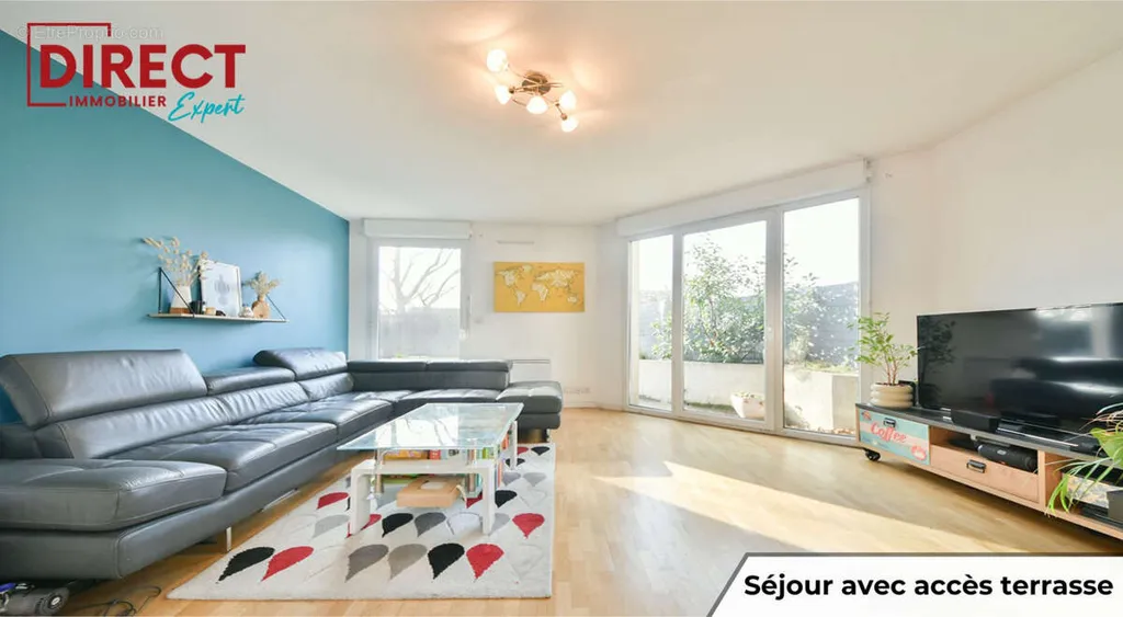 Séjour - Duplex avec Balcon-Terrasse et Parking à Alfortville