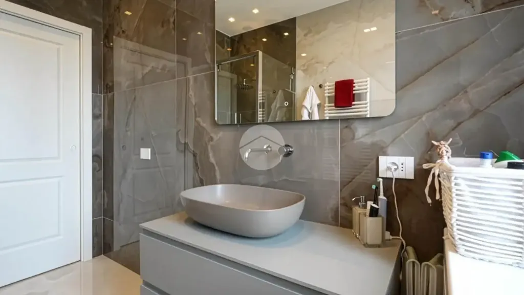 Salles de bain - Fully Furnished Triplex with Balcony in Pero
