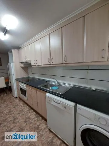 Köök - Air-Conditioned Flat with Terrace in Parque Roma