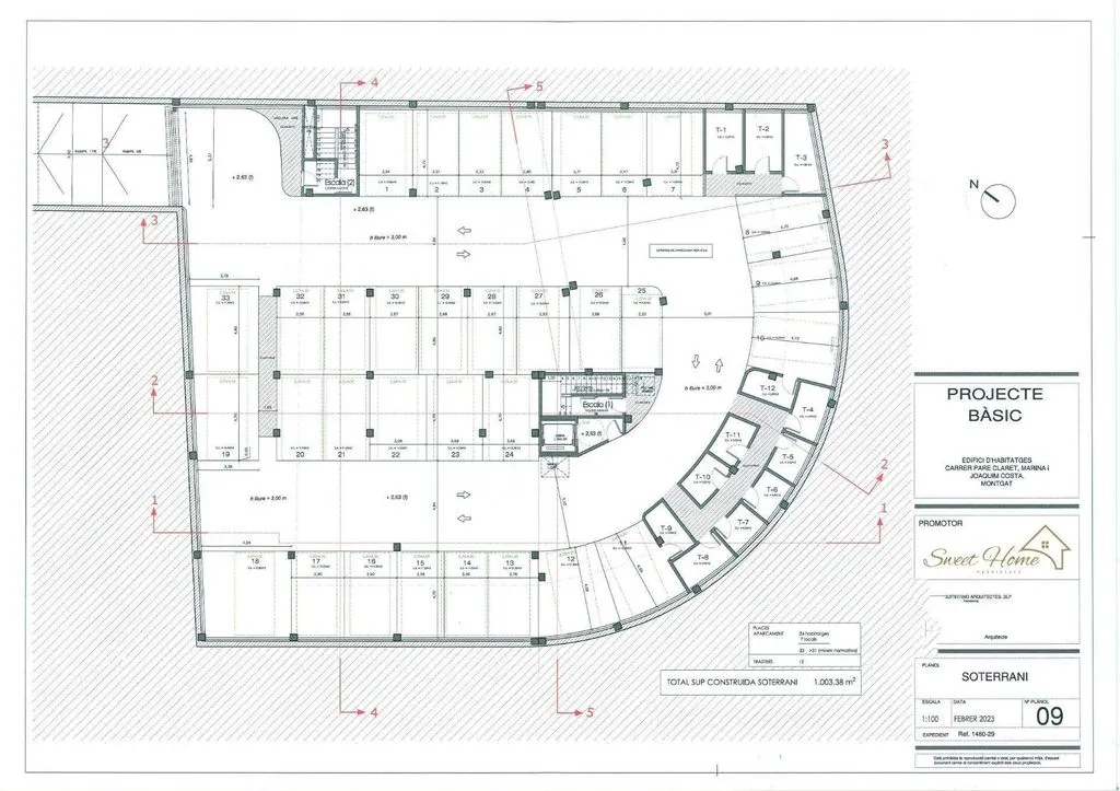 Plan - Luxury Flat with Sea View in Montgat