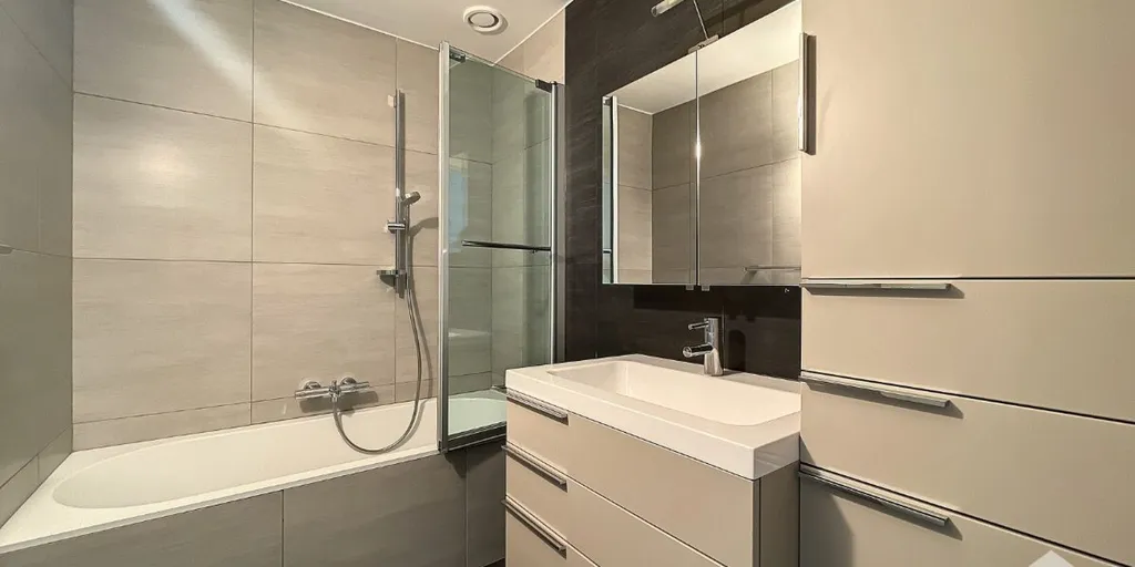 Bathrooms - Apartment with South Terrace in Ukkel