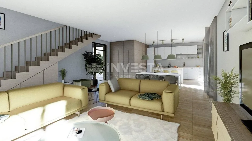 Séjour - Modern Villa with Pool near Labin