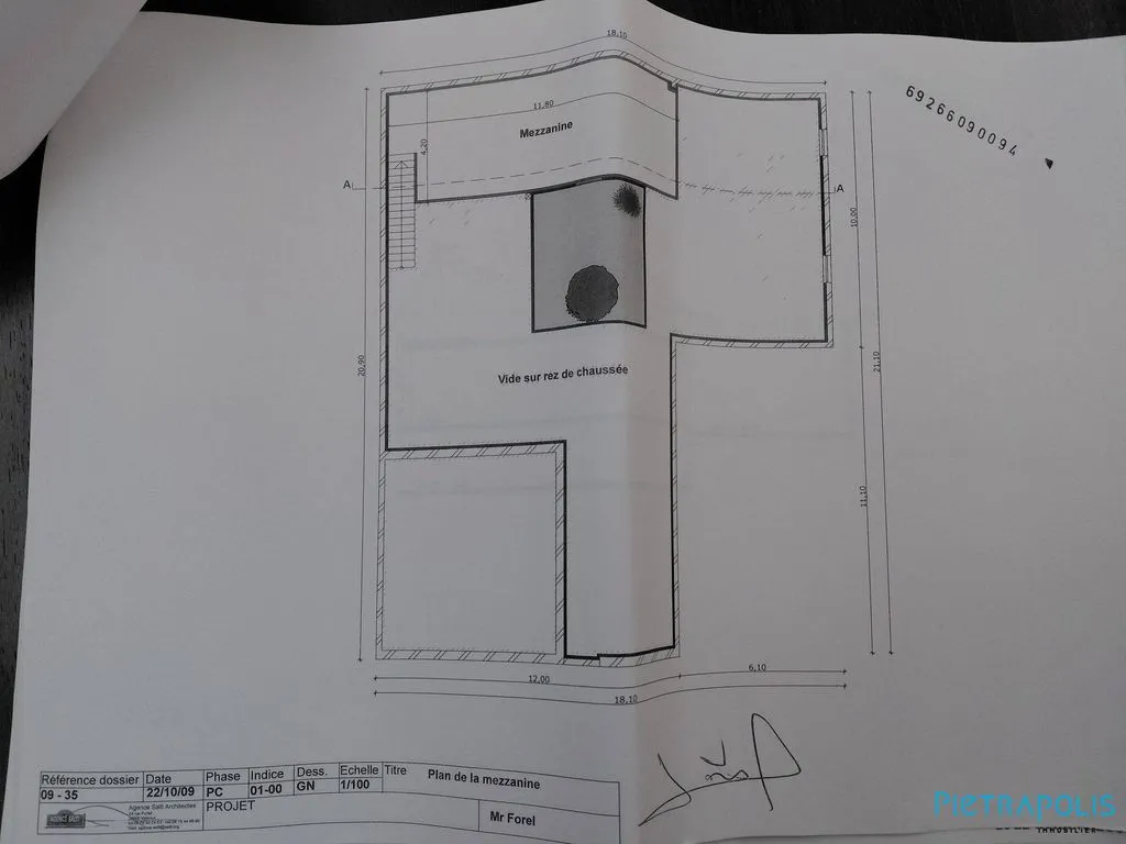 Plan - Loft d'Exception à Villeurbanne, Proche Lyon 6e