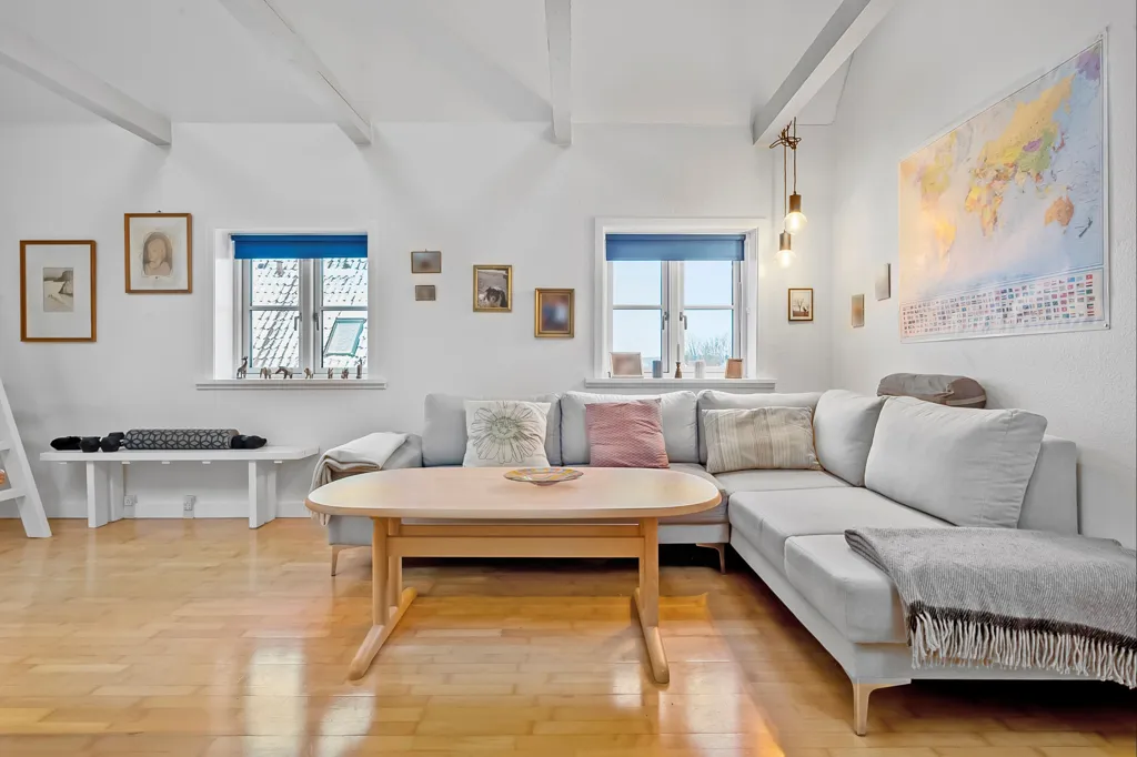 Séjour - Appartement 2 pièces à Glumsø