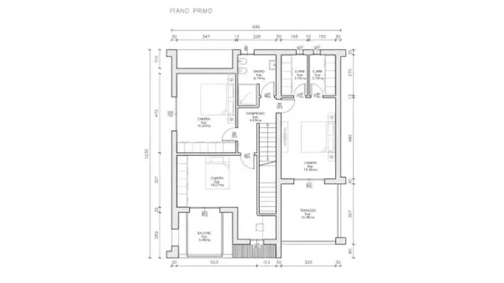 Plan - New Villa with Green Features in Modena