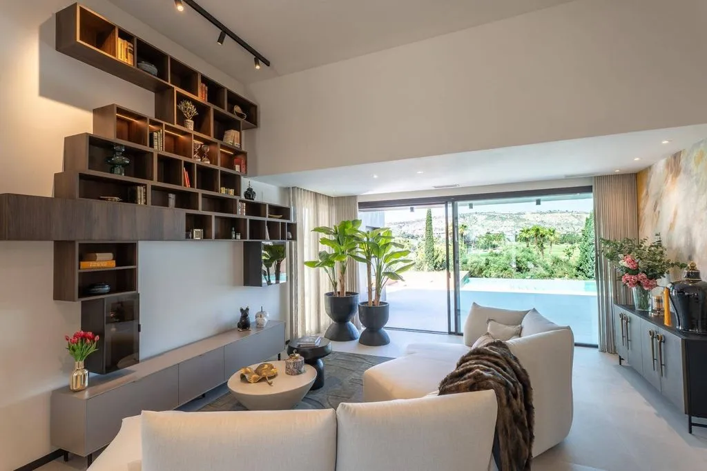Living Room - New Build Villa with Pool in Algorfa