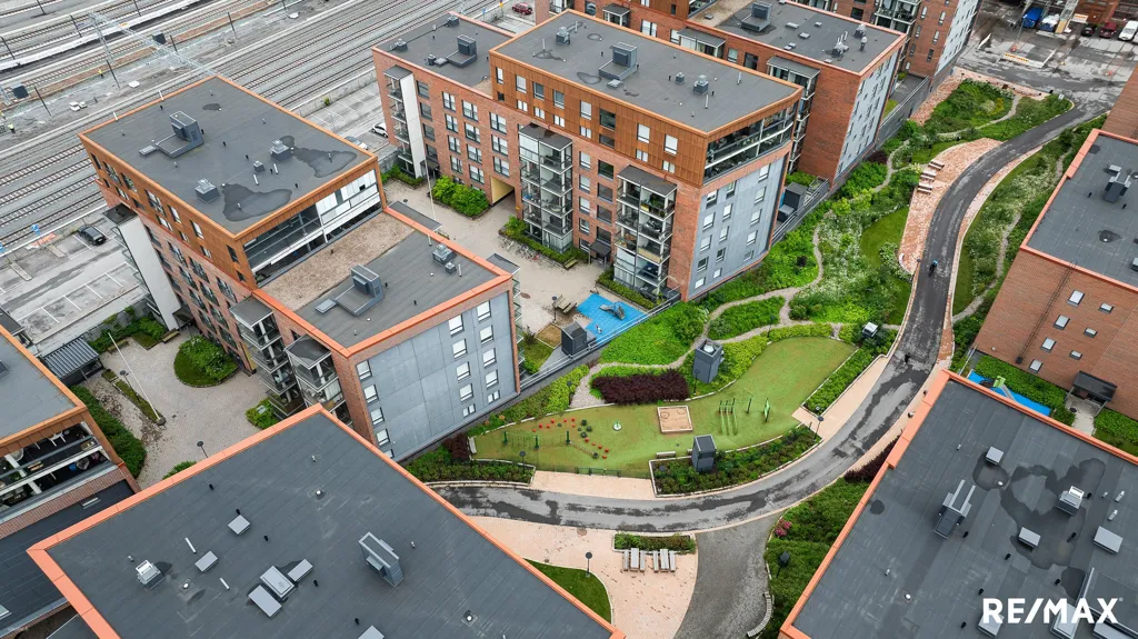 Aerial - Modern Studio with French Balcony in Logomo Area