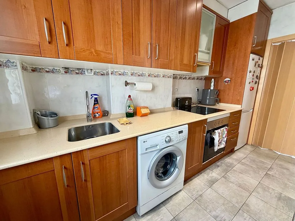Köök - Bright Apartment with A/C in Maliaño Centre