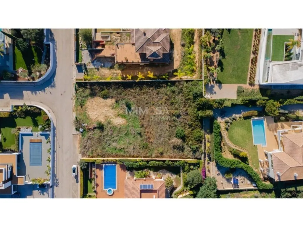 Vue aérienne - Approved Villa Plot with Pool in Porto de Mos