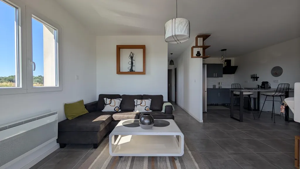 Soggiorno - T3 Apartment with Terrace in Abeilhan