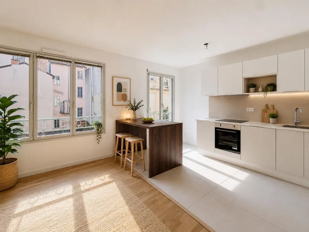 Cucina - Renovated Flat with View in Croix-Rousse