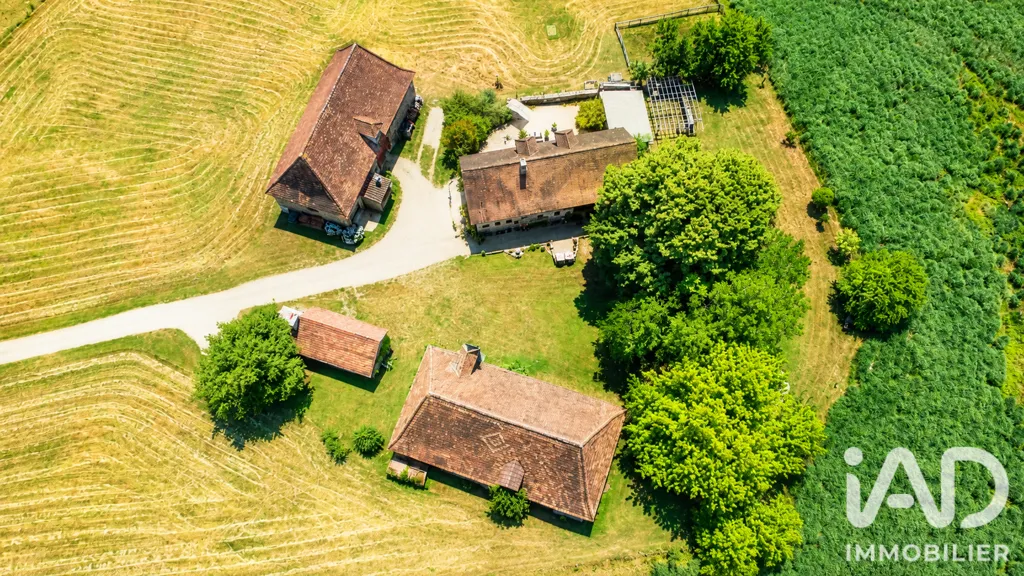 Vista aerea - Historic Domain with Garden in Périgord Vert