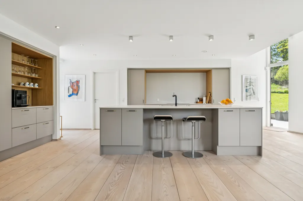 Cuisine - Modern House with Stringent Architecture in Stouby