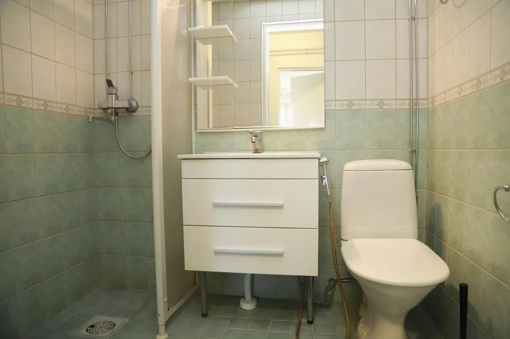 Salles de bain - Spacious Apartment with Sauna in Kokkola Centre