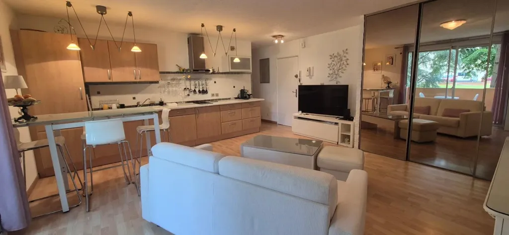 Séjour - Appartement 3 Pièces avec Balcon à Blagnac