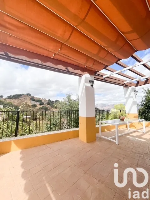 Terrace - Rustic Finca with Pool in Casabermeja