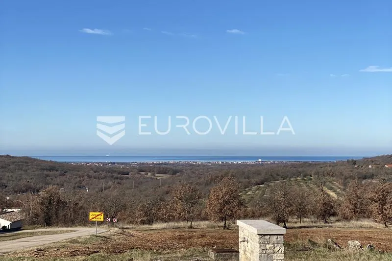 Aed - Urbanized Land with Sea View near Buje