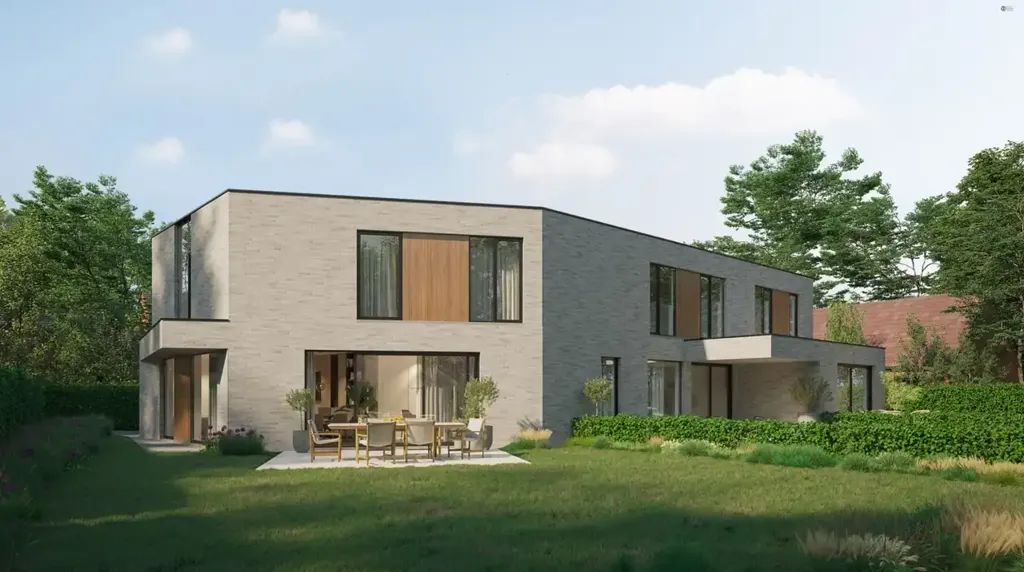 New Detached House with Garden in Stekene