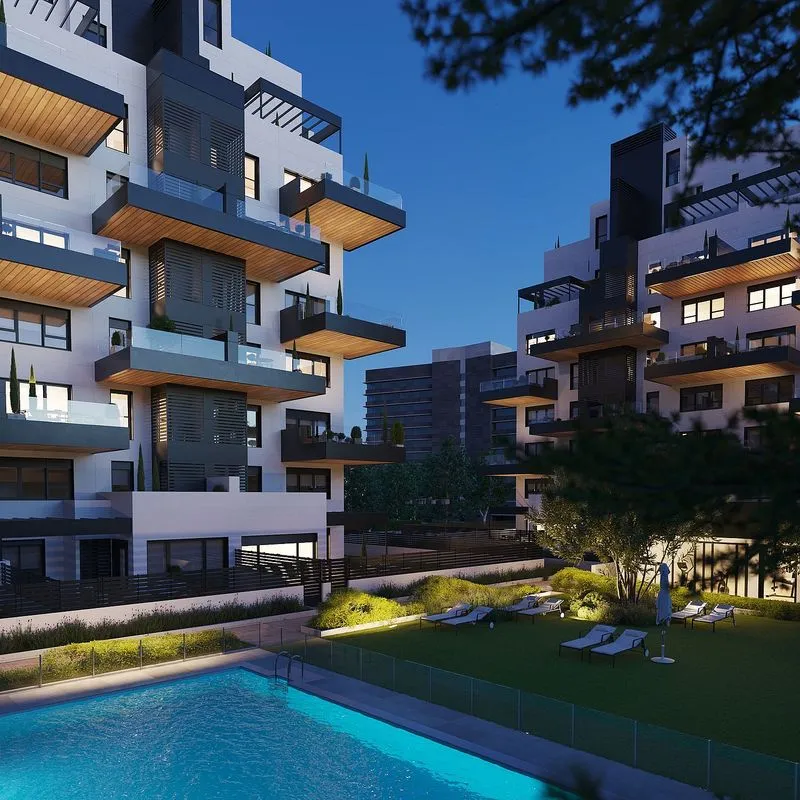 Bassein - New Flat with Pool in Madrid