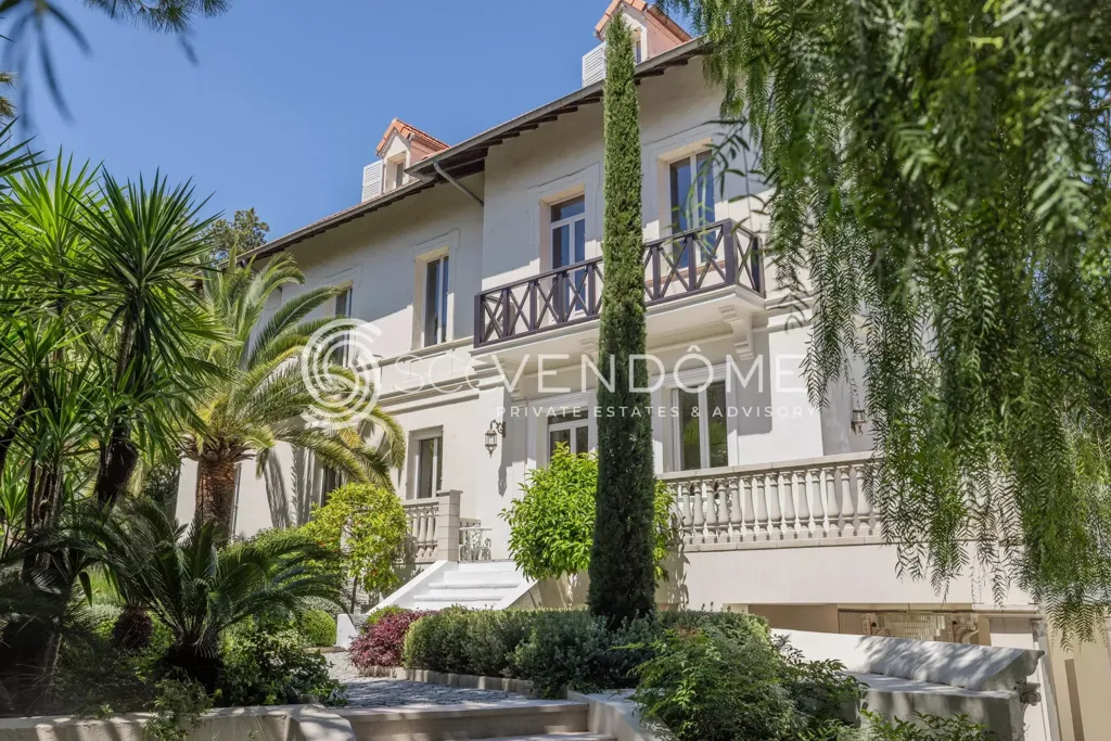 Extérieur - Mansion Belle Époque avec Piscine à Cannes