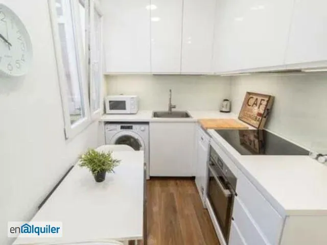 Cucina - Modern Flat with Terrace in Chamberí
