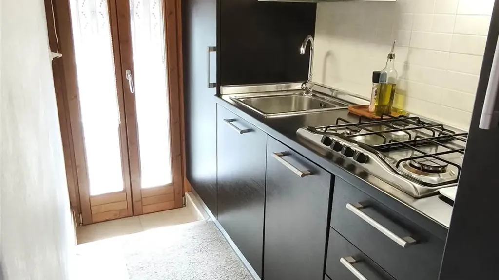 Cuisine - Bilocale with Balcony in Schilpario