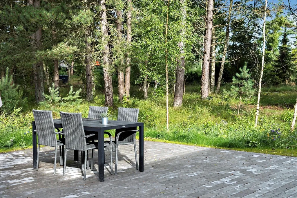 Terrasse - Summerhouse with Sea View in Martofte